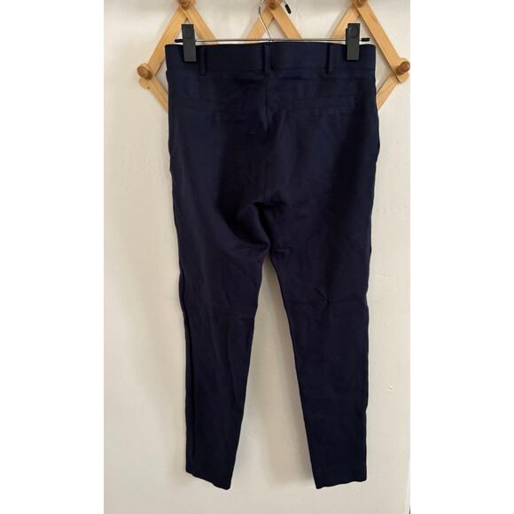 Betabrand Pants Women's Small Navy Straight Leg Two Pocket Dress Pant Yoga - Picture 4 of 5